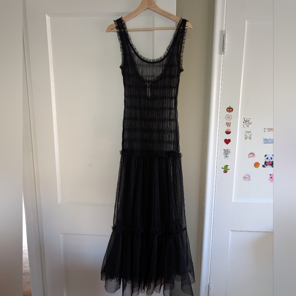 Intimately Free People Black Maxi Dress